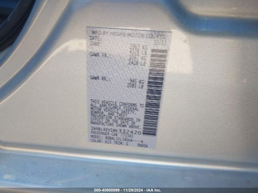 NISSAN ALTIMA SL FWD 2024