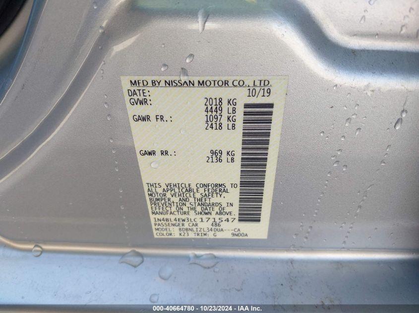 NISSAN ALTIMA SL INTELLIGENT AWD 2020