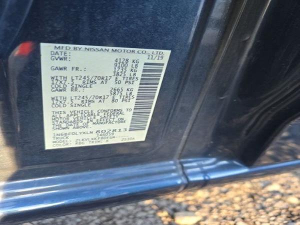 NISSAN NV CARGO NV2500 HD SV HIGH ROOF V6 2020