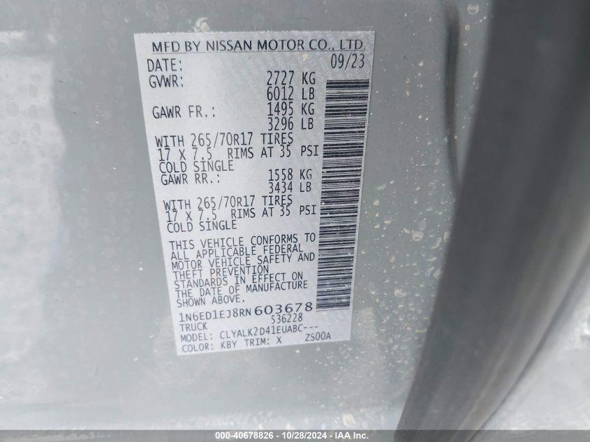 NISSAN FRONTIER PRO-X 4X2 2024