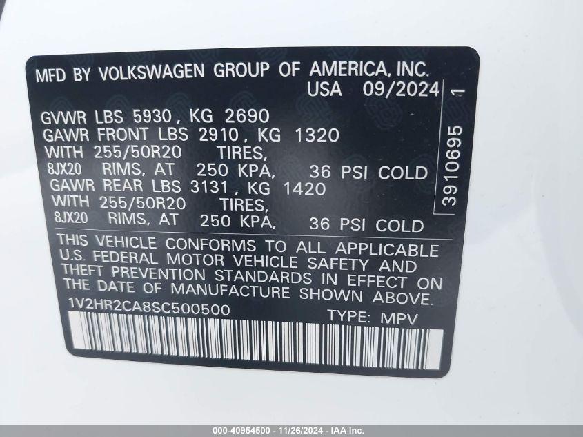 VOLKSWAGEN ATLAS 2.0T SE W/TECHNOLOGY 2025