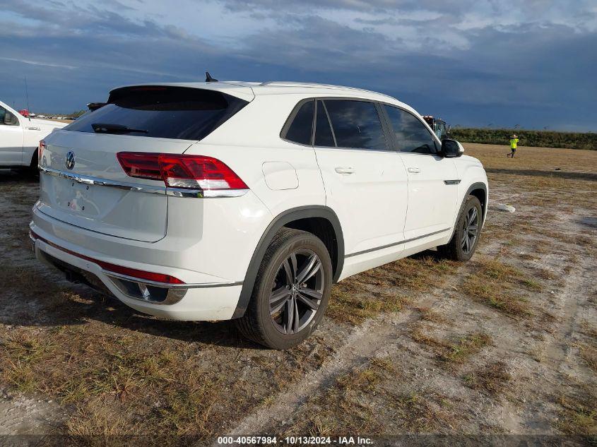 VOLKSWAGEN ATLAS CROSS SPORT 3.6L V6 SE W/TECHNOLOGY R-LINE 2021