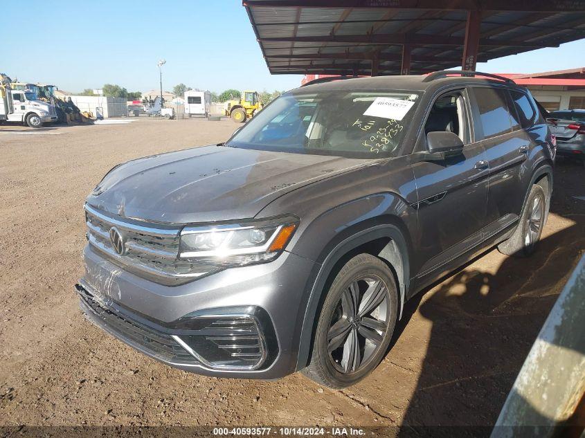 VOLKSWAGEN ATLAS 3.6L V6 SE W/TECHNOLOGY R-LINE 2021