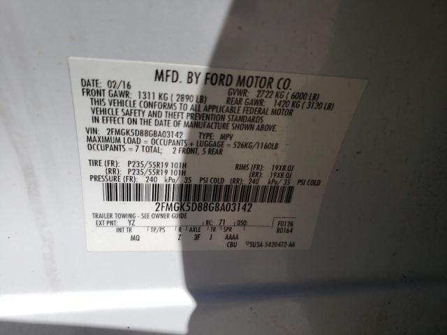FORD FLEX LIMIT 2016