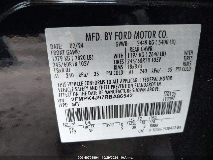 FORD EDGE SEL 2024