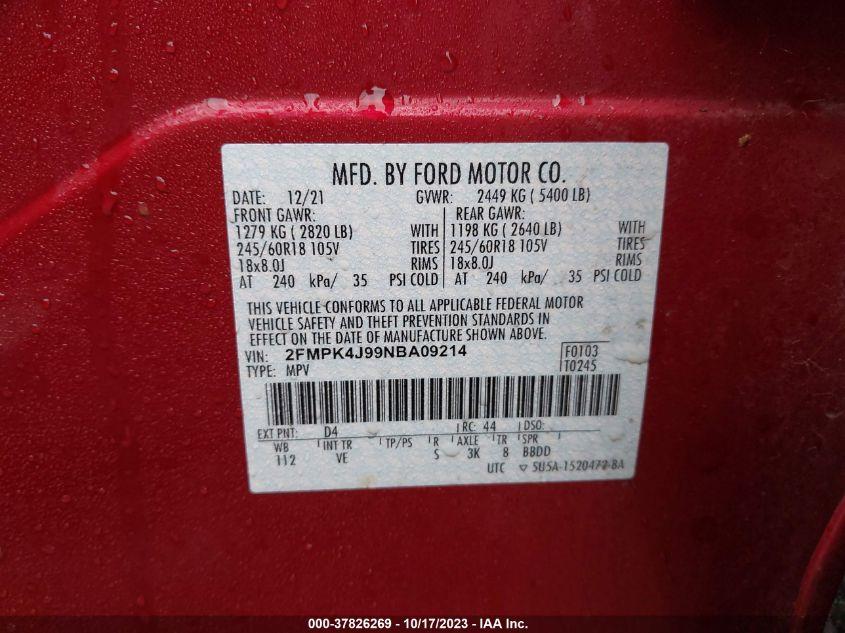 FORD EDGE SEL/ST-LINE 2022