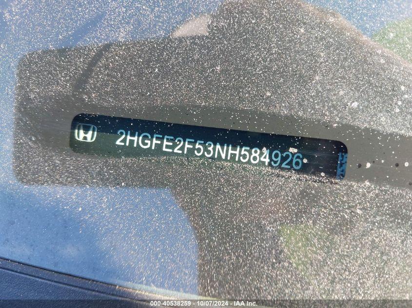 HONDA CIVIC SPORT 2022