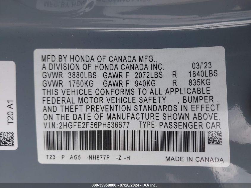 HONDA CIVIC SPORT 2023