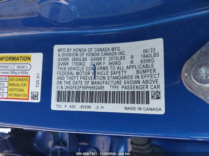 HONDA CIVIC SPORT 2023