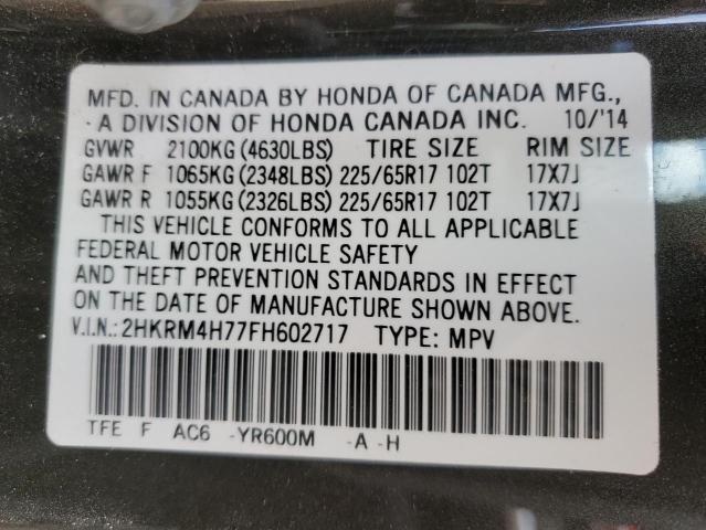 HONDA CRV CR-V EXL 2015