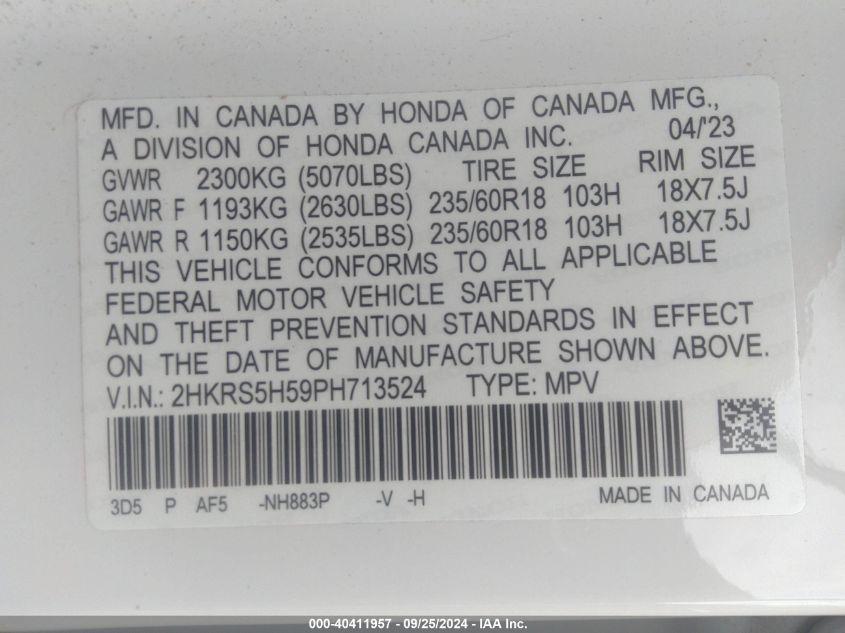 HONDA CR-V HYBRID SPORT 2023