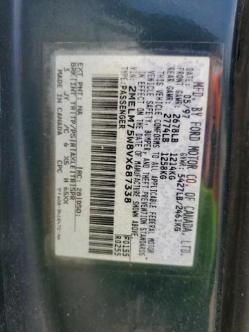 MERCURY GRMARQUIS GRAND MARQ 1997