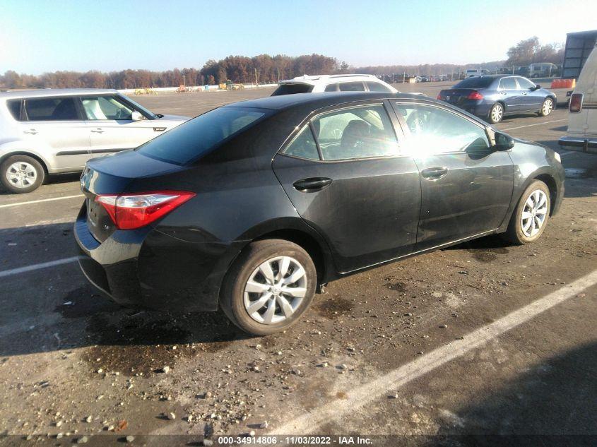 TOYOTA COROLLA L/LE/S/S PLUS/LE PLUS 2014