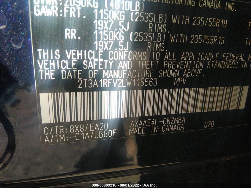 TOYOTA RAV4 XLE PREMIUM 2020