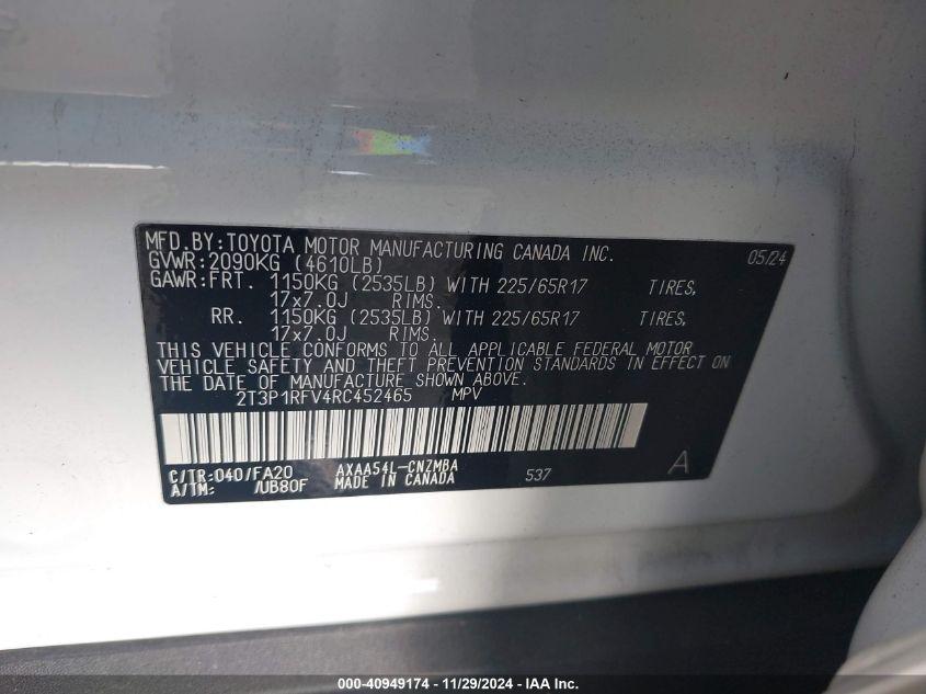 TOYOTA RAV4 XLE 2024