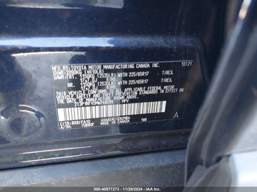 TOYOTA RAV4 XLE 2021