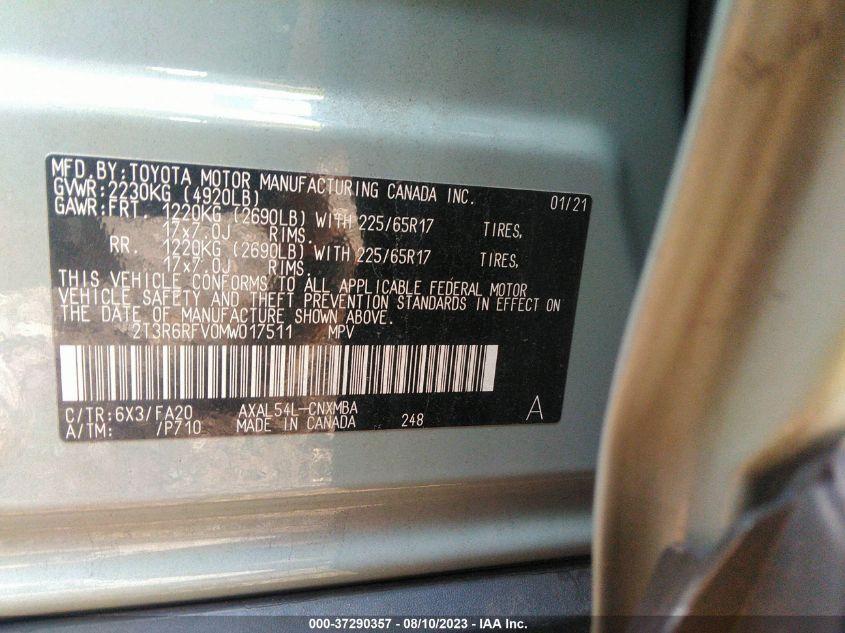 TOYOTA RAV4 HYBRID 2021