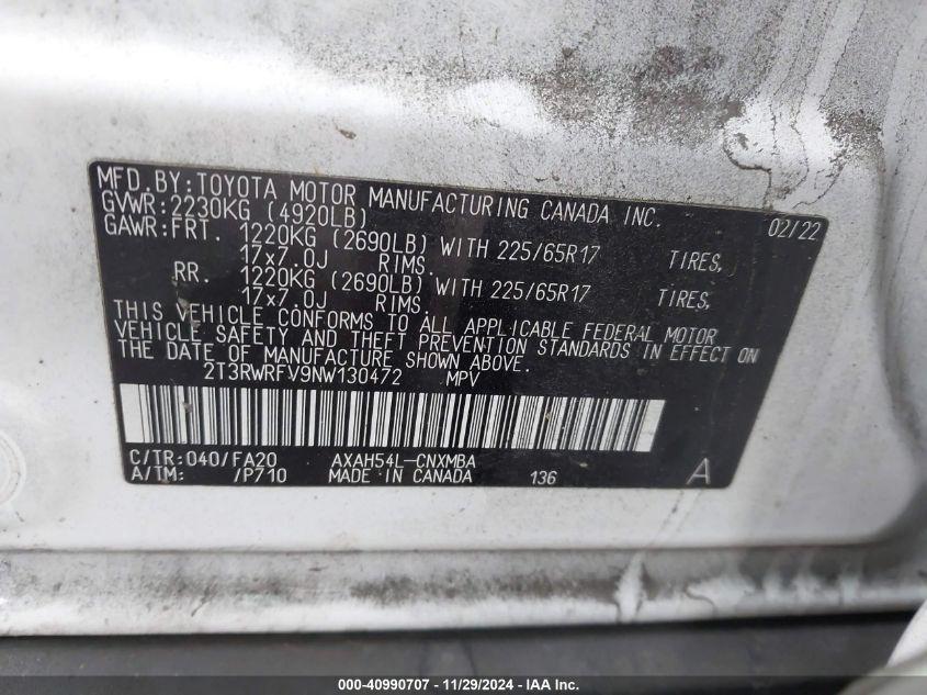 TOYOTA RAV4 XLE 2022