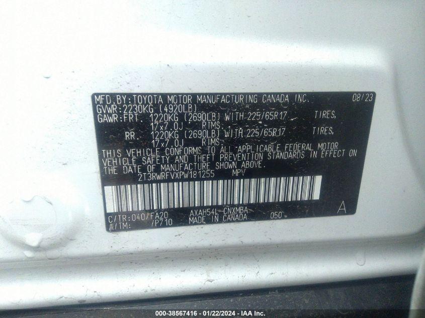 TOYOTA RAV4 XLE HYBRID 2023