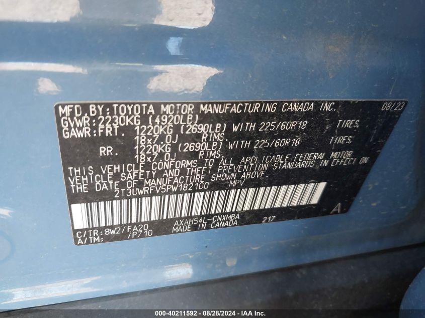 TOYOTA RAV4 HYBRID WOODLAND EDITION 2023