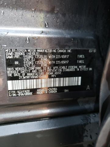 TOYOTA RAV4 XLE 2019