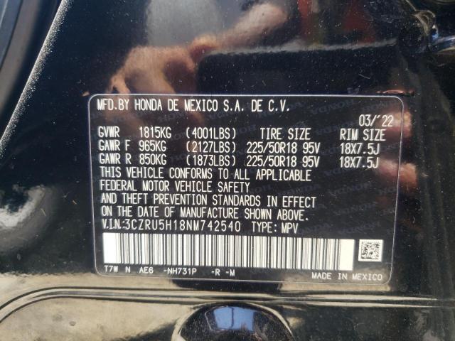 HONDA HR-V SPORT 2022