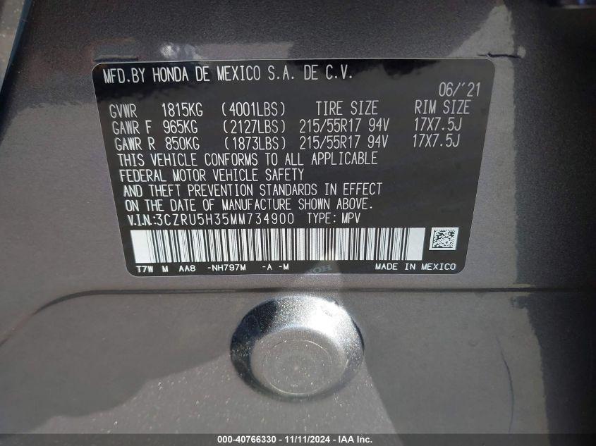 HONDA HR-V 2WD LX 2021