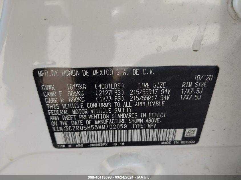 HONDA HR-V 2WD EX 2021