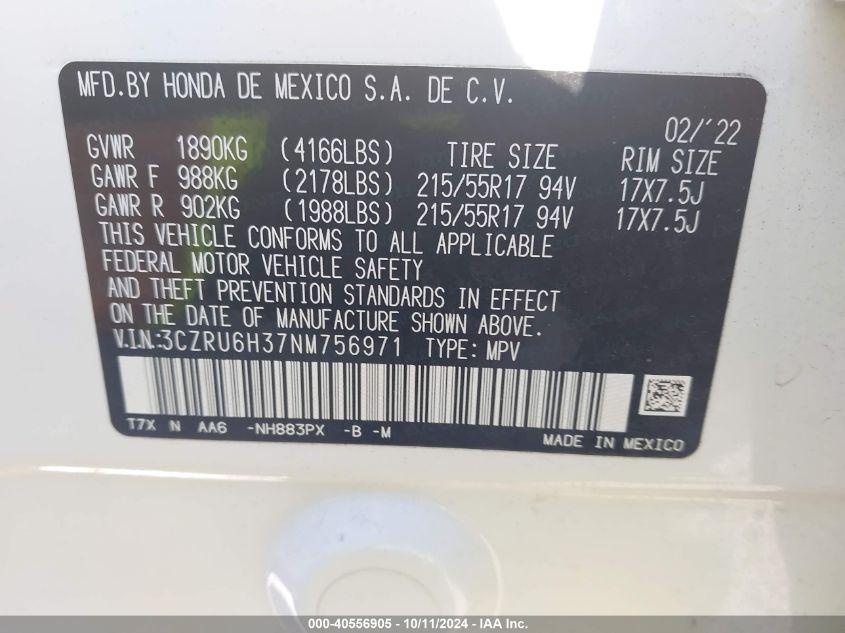 HONDA HR-V AWD LX 2022