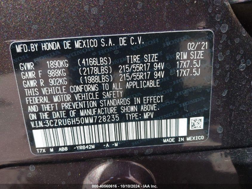 HONDA HR-V AWD EX 2021