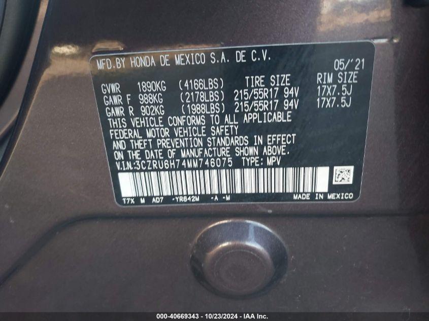 HONDA HR-V AWD EX-L 2021