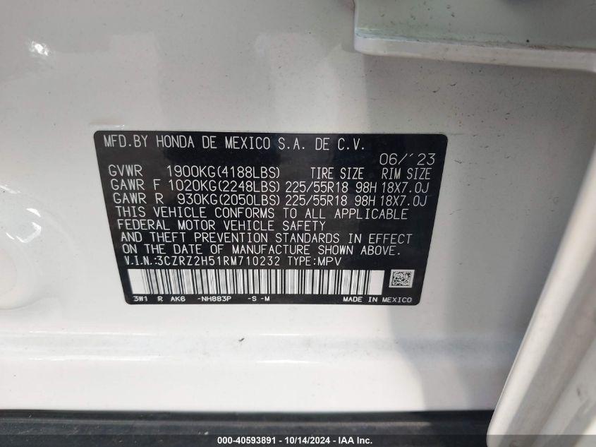 HONDA HR-V AWD SPORT/AWD SPORT W/O BSI 2024