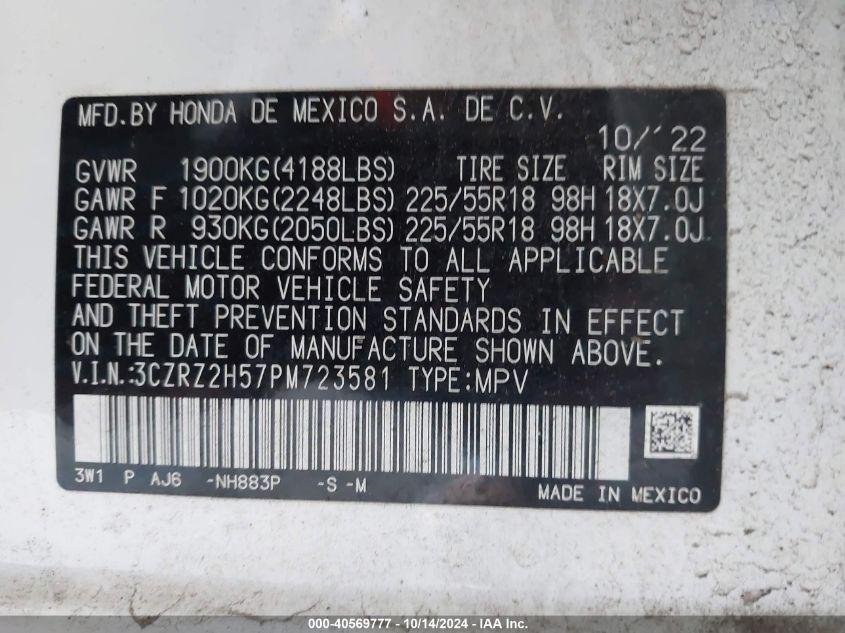 HONDA HR-V AWD SPORT 2023