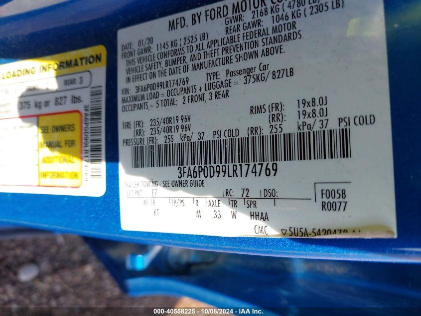 FORD FUSION TITANIUM 2020