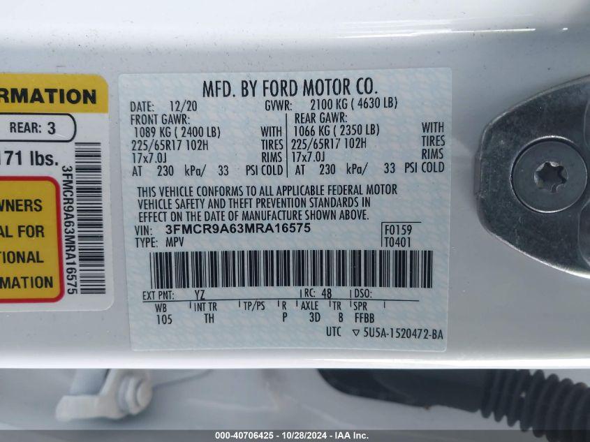 FORD BRONCO SPORT  2021