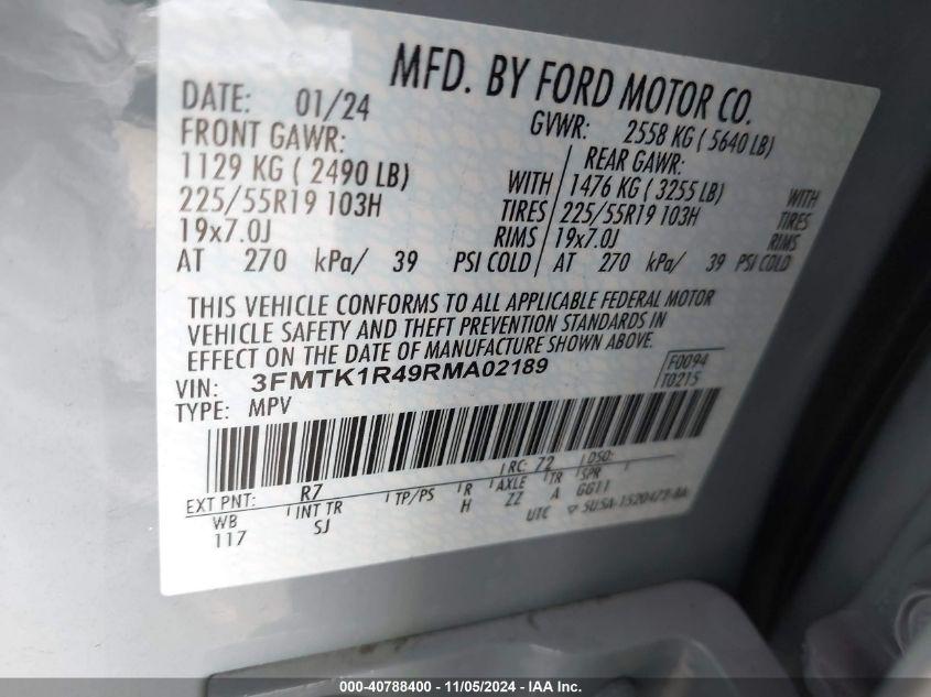 FORD MUSTANG MACH-E SELECT 2024