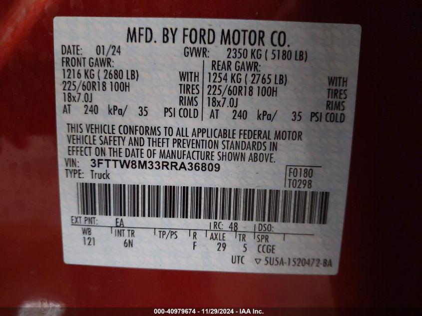 FORD MAVERICK LARIAT 2024