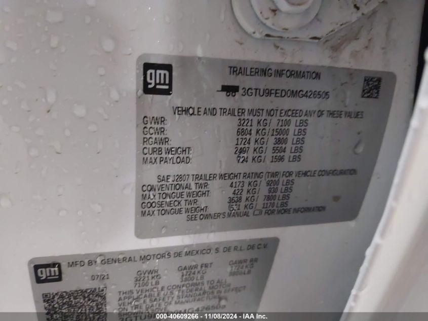 GMC SIERRA 1500 4WD  SHORT BOX DENALI 2021