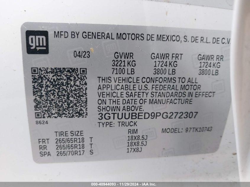 GMC SIERRA K1500 SLE 2023