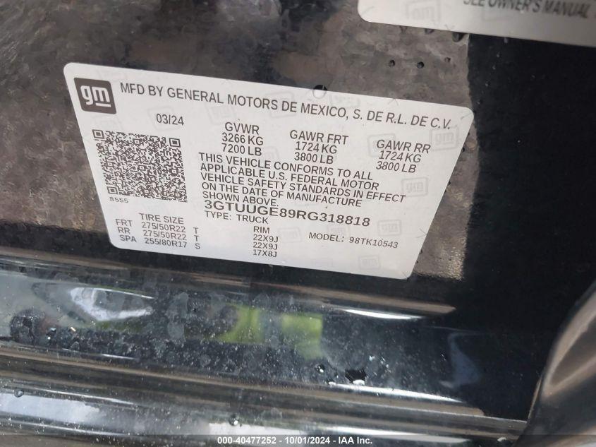 GMC SIERRA 1500 4WD  SHORT BOX DENALI 2024