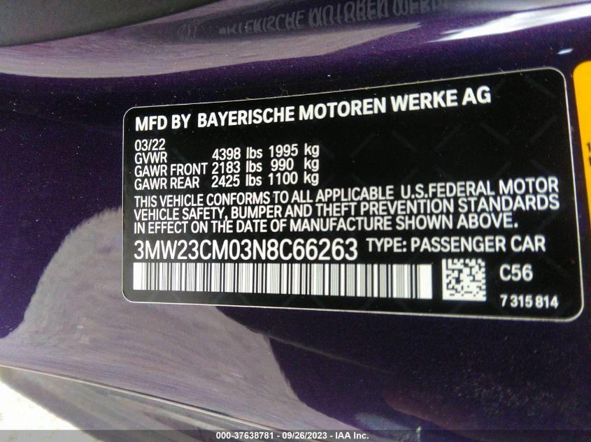 BMW 2 SERIES 230I 2022