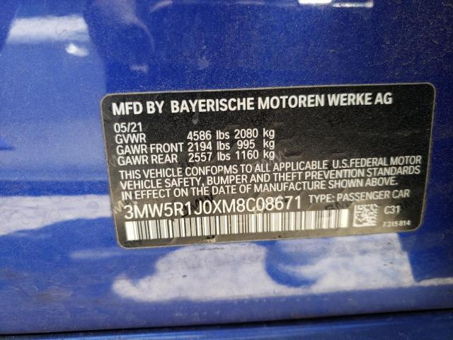 BMW 3 SERIES 330I 2021
