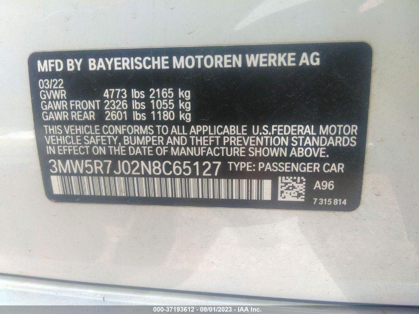 BMW 3 SERIES 330I XDRIVE 2022