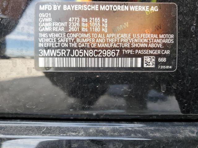 BMW 3 SERIES 330XI 2022