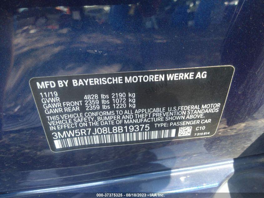 BMW 3 SERIES 330I XDRIVE 2020