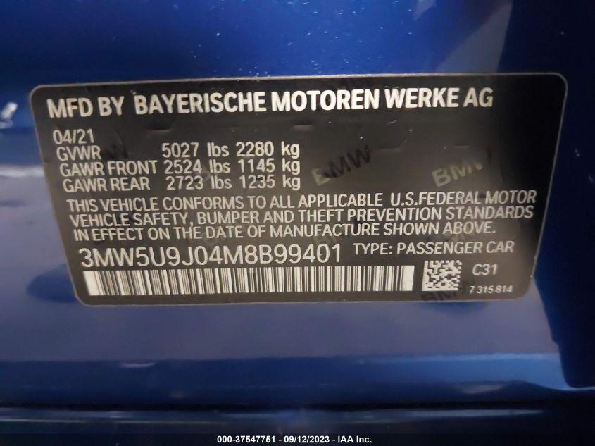 BMW 3 SERIES M340I XDRIVE 2021
