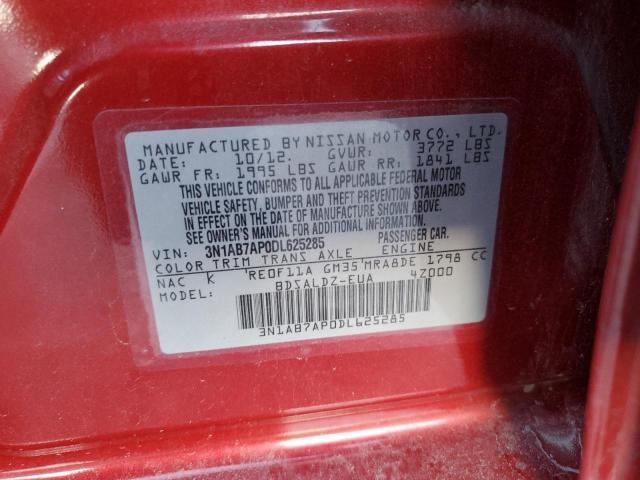 NISSAN SENTRA S 2013