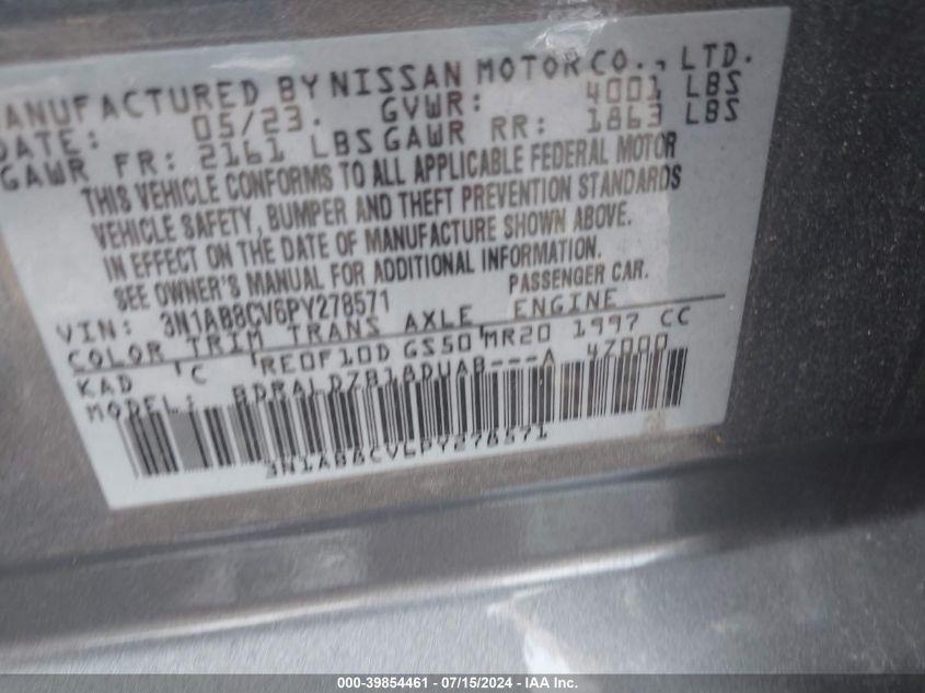 NISSAN SENTRA SV XTRONIC CVT 2023