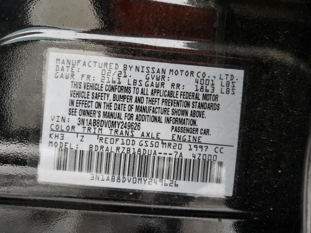 NISSAN SENTRA SR 2021