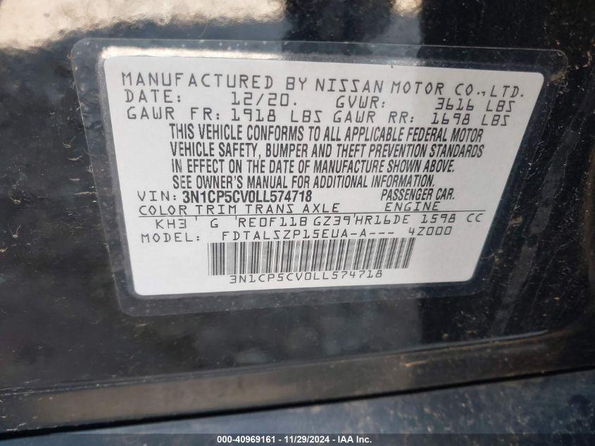 NISSAN KICKS SV 2020